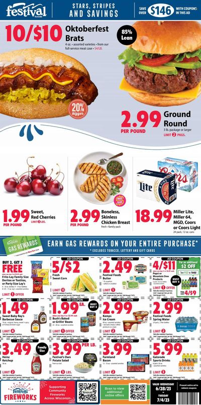 Festival Foods (WI) Weekly Ad Flyer Specials June 28 to July 4, 2023