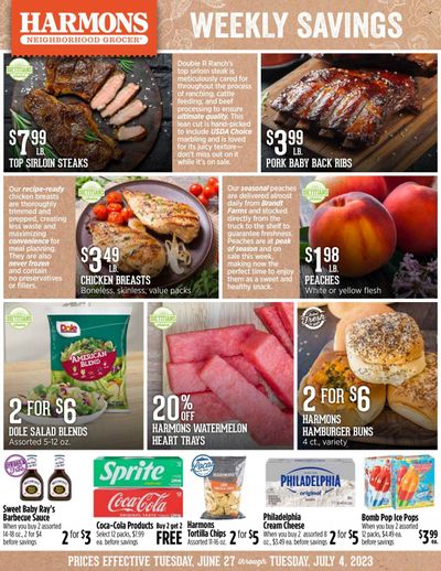Harmons (UT) Weekly Ad Flyer Specials June 27 to July 4, 2023
