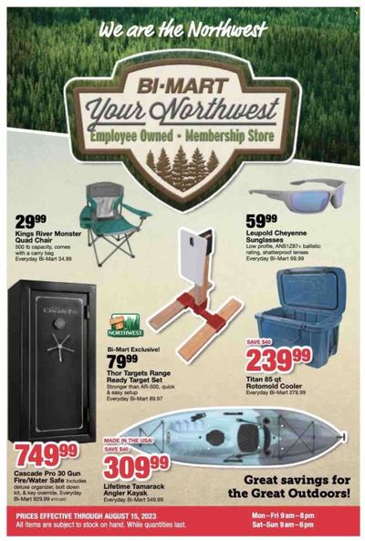 Bi-Mart (ID, OR, WA) Weekly Ad Flyer Specials June 29 to August 15, 2023