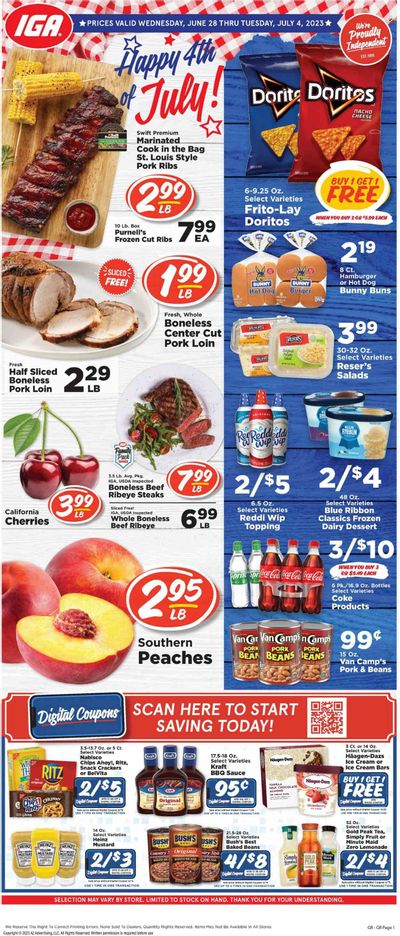IGA (KY) Weekly Ad Flyer Specials June 28 to July 4, 2023