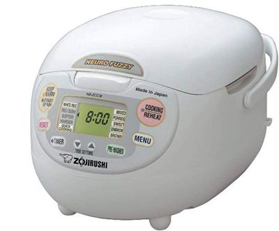 Zojirushi NS-ZCC18 10 cup Neuro Fuzzy Rice Cooker and Warmer In Premium White For $252.60 At Amazon Canada