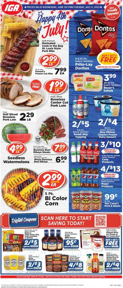 IGA (VA) Weekly Ad Flyer Specials June 28 to July 4, 2023