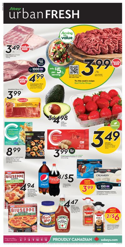 Sobeys Urban Fresh Flyer July 6 to 12