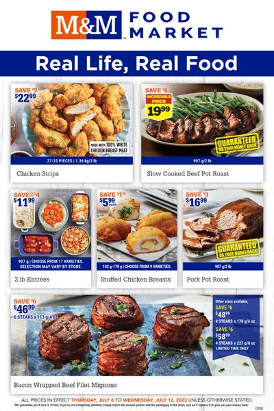 M&M Food Market (ON) Flyer July 6 to 12
