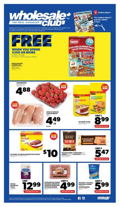 Real Canadian Wholesale Club Flyer July 6 to 12