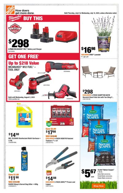 Home Depot (QC) Flyer July 6 to 12