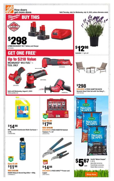 Home Depot (Atlantic) Flyer July 6 to 12