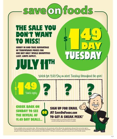 Save On Foods (BC) Flyer July 6 to 12