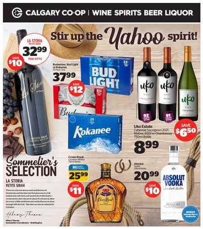 Calgary Co-op Liquor Flyer July 6 to 12