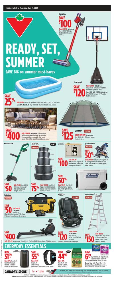 Canadian Tire (West) Flyer July 7 to 13