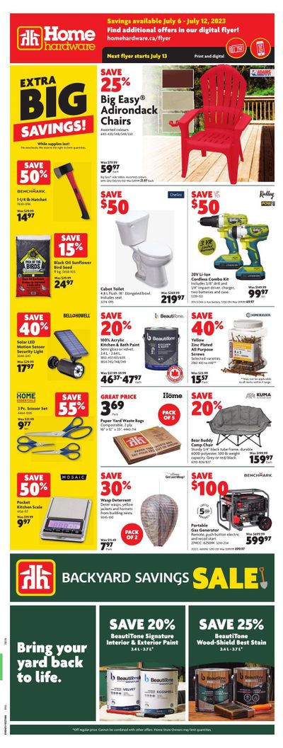 Home Hardware (BC) Flyer July 6 to 12