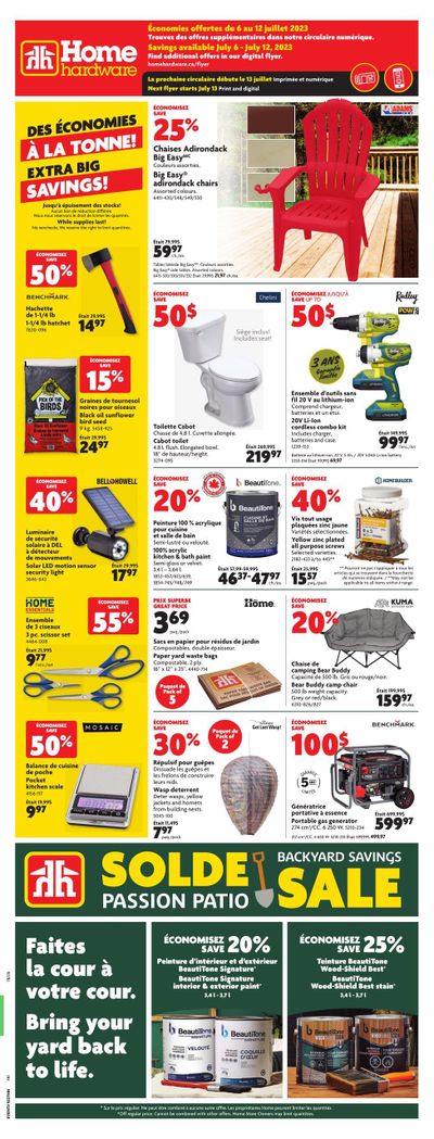 Home Hardware (QC) Flyer July 6 to 12