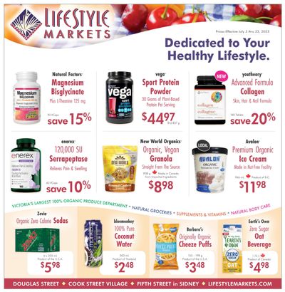Lifestyle Markets Flyer July 5 to 23