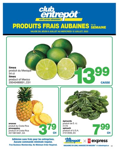 Wholesale Club (QC) Fresh Deals of the Week Flyer July 6 to 12