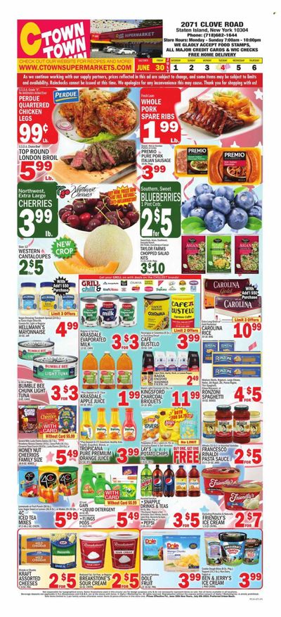 C-Town (CT, FL, MA, NJ, NY, PA) Weekly Ad Flyer Specials June 30 to July 6, 2023