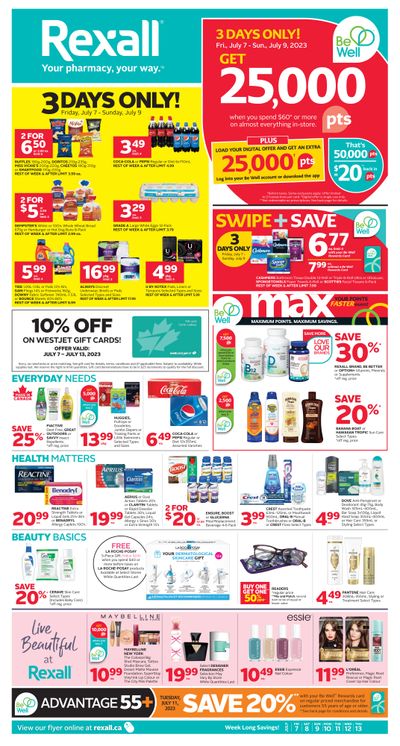 Rexall (ON) Flyer July 7 to 13