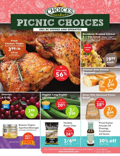 Choices Market Flyer July 6 to 12