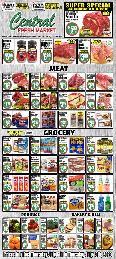 Central Fresh Market Flyer July 6 to 13