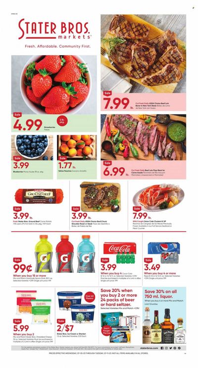 Stater Bros. (CA) Weekly Ad Flyer Specials July 5 to July 11, 2023