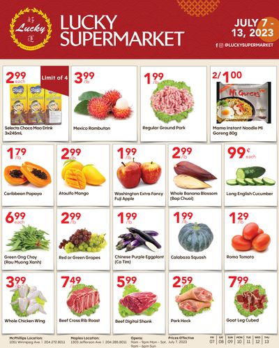 Lucky Supermarket (Winnipeg) Flyer July 7 to 13