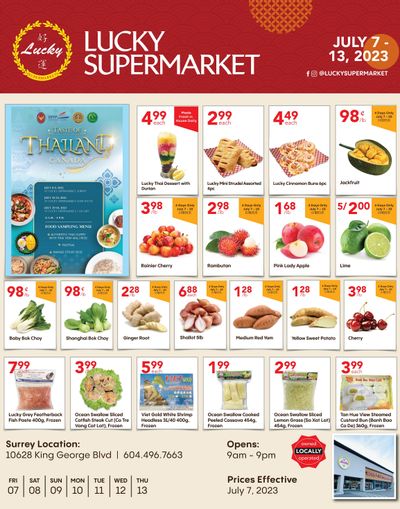 Lucky Supermarket (Surrey) Flyer July 7 to 13