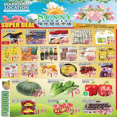 Sunny Foodmart (Markham) Flyer July 7 to 13 Sunny Foodmart (Markham) Flyer July 7 to 13