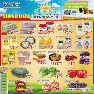 Sunny Foodmart (Etobicoke) Flyer July 7 to 13