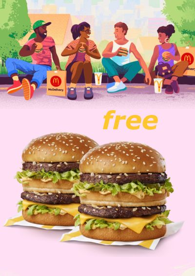Uber Eats x McDonalds Canada: Buy One Big Mac Get One FREE
