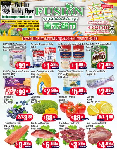 Fusion Supermarket Flyer July 7 to 13