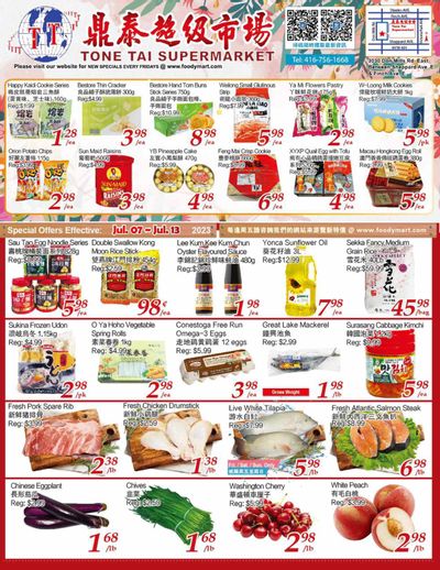 Tone Tai Supermarket Flyer July 7 to 13