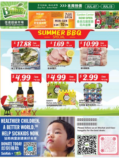 Btrust Supermarket (Mississauga) Flyer July 7 to 13