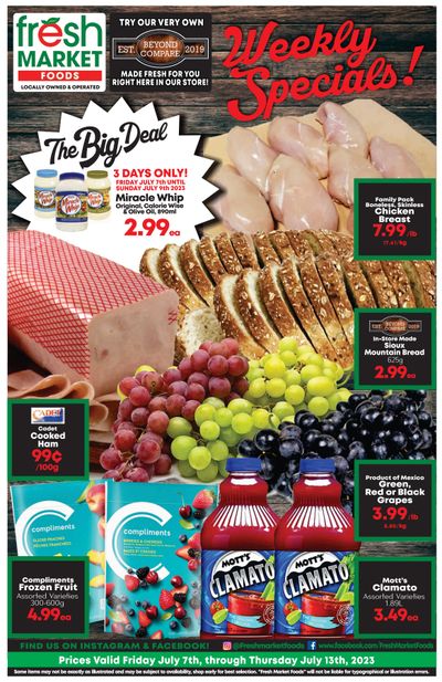 Fresh Market Foods Flyer July 7 to 13