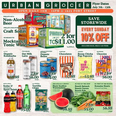 Urban Grocer Flyer July 7 to 13