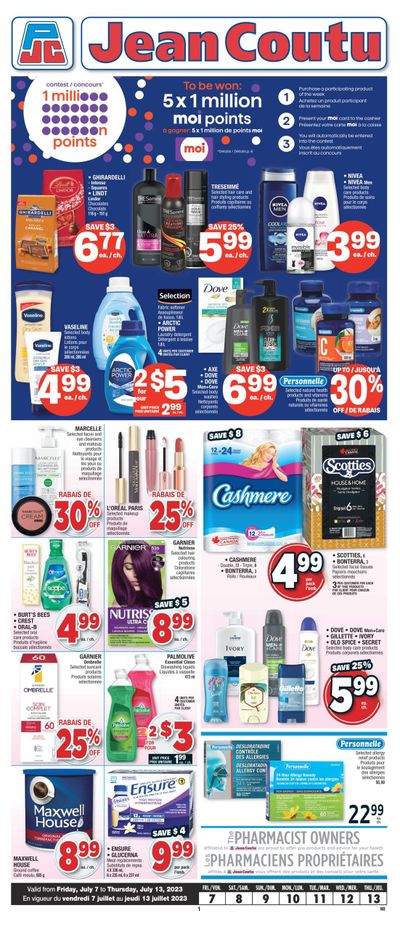 Jean Coutu (NB) Flyer July 7 to 13