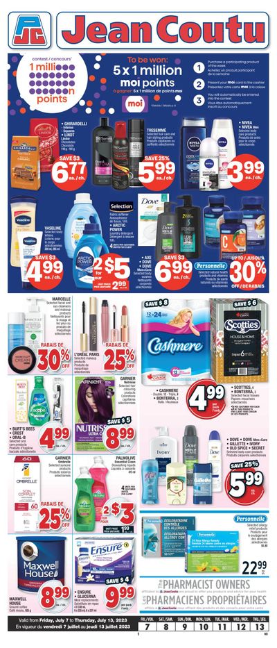Jean Coutu (ON) Flyer July 7 to 13