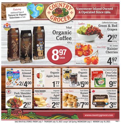 Country Grocer Flyer July 7 to 13