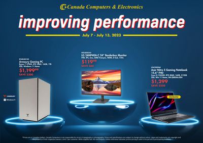Canada Computers Flyer July 7 to 13