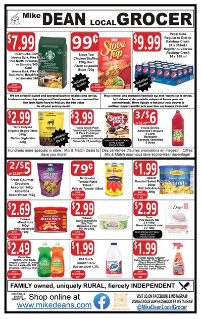 Mike Dean Local Grocer Flyer July 7 to 13