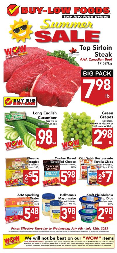 Buy-Low Foods Flyer July 6 to 12