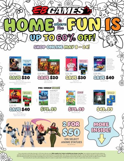 EB Games Flyer May 8 to 14