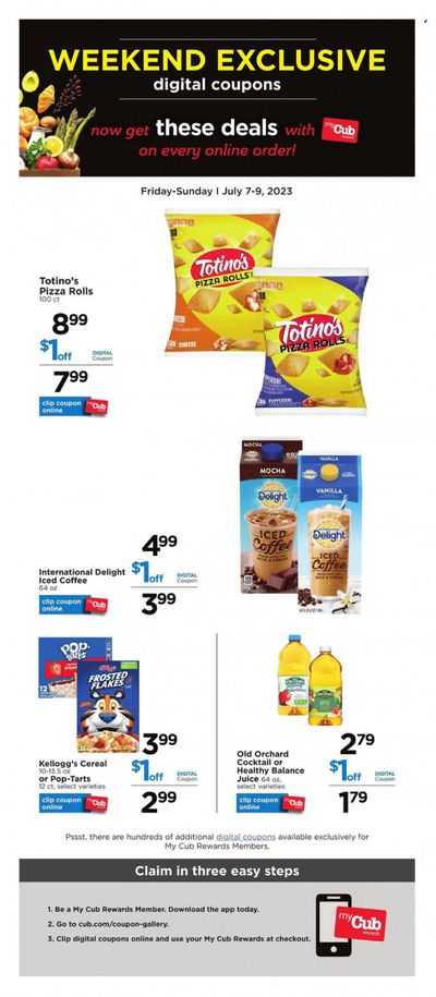 Cub Foods (MN) Weekly Ad Flyer Specials July 7 to July 9, 2023