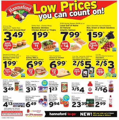 Hannaford (NH) Weekly Ad Flyer Specials July 9 to July 15, 2023