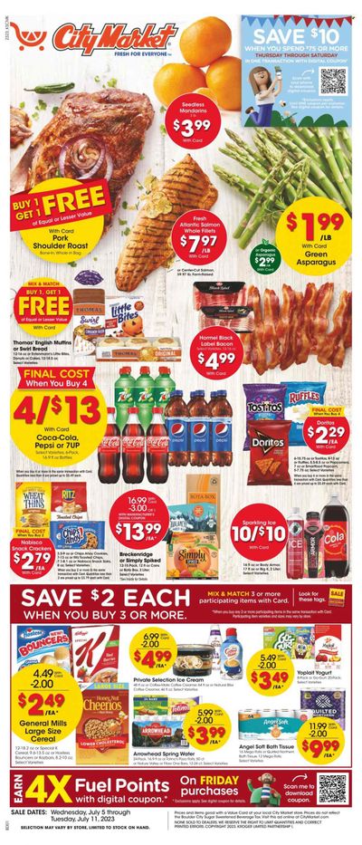 City Market (CO, UT, WY) Weekly Ad Flyer Specials July 5 to July 11, 2023