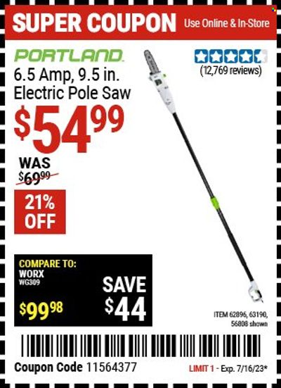 Harbor Freight Weekly Ad Flyer Specials July 5 to July 16, 2023