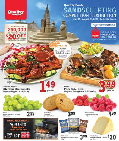 Quality Foods Flyer July 10 to 16