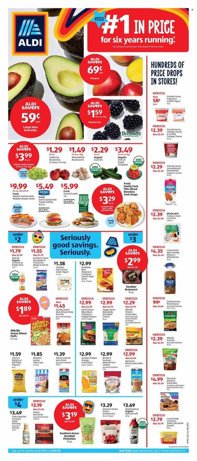 ALDI (IA, MN, ND, SD, WI) Weekly Ad Flyer Specials July 5 to July 11, 2023