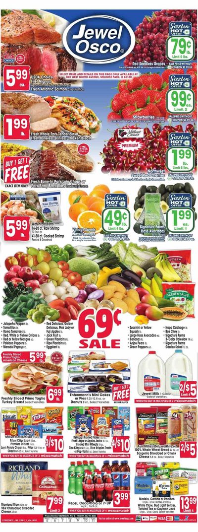 Jewel Osco (IL) Weekly Ad Flyer Specials July 5 to July 11, 2023