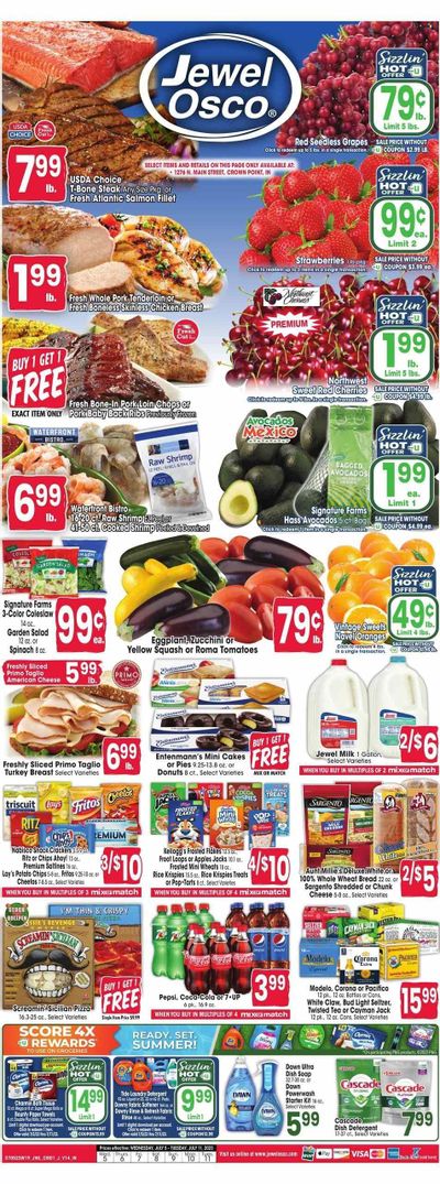 Jewel Osco (IN) Weekly Ad Flyer Specials July 5 to July 11, 2023