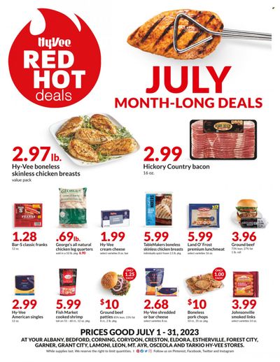 Hy-Vee (IA, IL, MN, MO, SD) Weekly Ad Flyer Specials July 1 to July 31, 2023