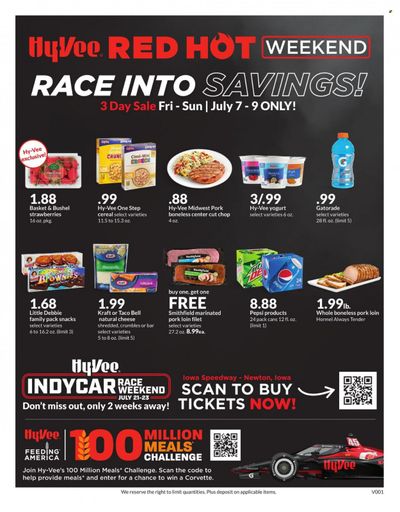 Hy-Vee (IA, IL, MN, MO, SD) Weekly Ad Flyer Specials July 7 to July 9, 2023